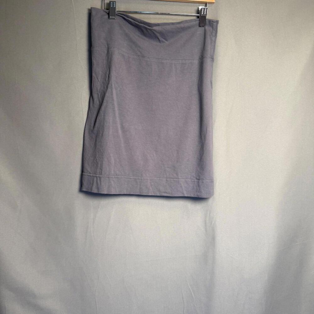 KYS LOVE Gray Mini Skirt Stretch Cotton/Spandex Size L - Picture 2 of 5